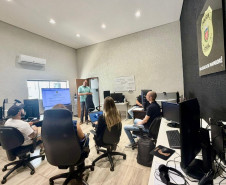 PCPR capacita policiais da região com foco prático em investigação telemática em Mamborê
