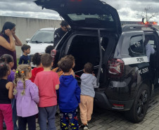 PCPR realiza palestra para crianças no  CMEI Jihad Hissam Dehaini em Araucária 