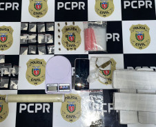 PCPR prende seis pessoas durante operação contra o tráfico de drogas em Apucarana 
