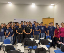 PCPR ministra palestra sobre carreira policial e atuação para jovens do CIEE em Curitiba