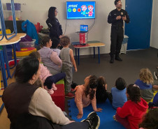 PCPR realiza palestra para crianças no  CMEI Jihad Hissam Dehaini em Araucária 