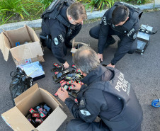 PCPR prende duas pessoas e apreende R$ 162 mil em haxixe durante operação na RMC