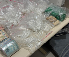 PCPR prende cinco pessoas durante uma operação em repressão ao tráfico de drogas em Londrina