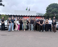 PCPR recebe estudantes de direito para visita técnica à Central de Flagrantes, em Curitiba