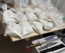 PCPR prende cinco pessoas durante uma operação em repressão ao tráfico de drogas em Londrina