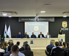 PCPR inicia curso de pós-graduação para 81 delegados em Curitiba