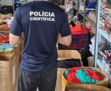 PCPR e PCSC prendem homem e apreendem inúmeros de itens falsificados em Garuva