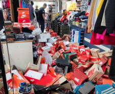 PCPR e PCSC prendem homem e apreendem inúmeros de itens falsificados em Garuva