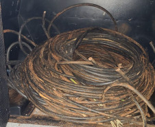 PCPR prende 10 pessoas em flagrante por furto de cabos de cobre em Toledo