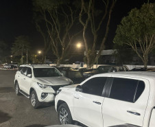 PCPR prende dois homens por furto e adulteração de caminhonetes de luxo em Curitiba