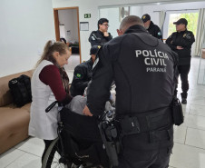 PCPR realiza ação de delegacia itinerante e serviços de cidadania em Tijucas do Sul