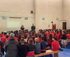 PCPR realiza palestra sobre igualdade de gênero e proteção infantil em escola de Araucária