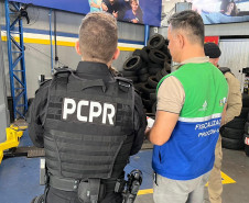 PCPR e PROCON interditam unidades de empresa de pneus suspeita por praticas abusivas contra consumidores