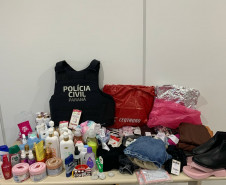 PCPR prende três pessoas por comércio ilegal de produtos em Curitiba