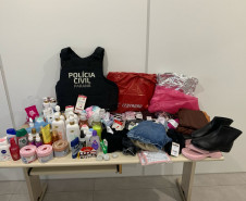 PCPR prende três pessoas por comércio ilegal de produtos em Curitiba