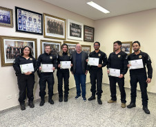 PCPR participa da cerimônia de entrega de Votos de Louvor e Congratulações em Paranaguá
