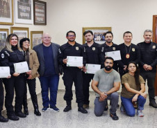 PCPR participa da cerimônia de entrega de Votos de Louvor e Congratulações em Paranaguá