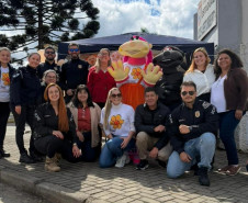 PCPR participa de campanha do Maio Laranja em Bocaiuva do Sul