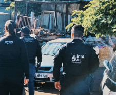 PCPR e PMPR prendem homem em flagrante por receptação de fios de cobre em Cascavel