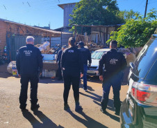 PCPR e PMPR prendem homem em flagrante por receptação de fios de cobre em Cascavel