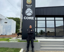 Servidor da PCPR conclui Curso de Condutor de cães de faro policial em Alagoas