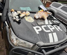 PCPR e Guarda Municipal prendem cinco pessoas durante operação contra o tráfico de drogas em Arapongas