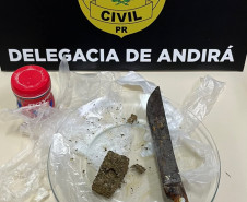 PCPR prende casal em flagrante por tráfico de drogas e associação para o tráfico em Andirá