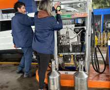 PCPR participa de fiscalização em postos de combustíveis em Campina da Lagoa e Nova Cantu