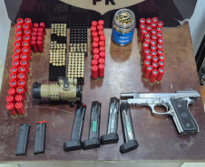 PCPR prende seis pessoas e apreende arsenal durante operação contra comércio ilegal de armas