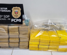 PCPR prende homem em flagrante por tráfico de drogas e porte ilegal de arma de fogo em Cascavel