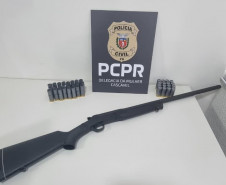 PCPR apreende armas de fogo durante ação em Cascavel