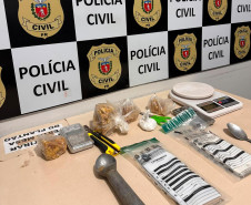 PCPR prende um casal em flagrante por tráfico de drogas em Paranavaí