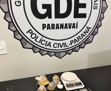 PCPR prende um casal em flagrante por tráfico de drogas em Paranavaí