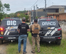 PCPR e PCSC prendem três pessoas investigadas por roubo a joalheria em Santa Catarina