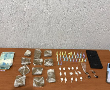 PCPR e PMPR prendem quatro pessoas em operação contra o tráfico de drogas em Centenário do Sul e Cafeara
