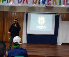 PCPR promove palestras sobre combate à violência doméstica para 300 estudantes em São Mateus do Sul