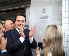 O governador Carlos Massa Ratinho Junior inaugura nesta ter&ccedil;a-feira (19), a nova sede da Delegacia da Mulher e do Adolescente de S&atilde;o Jos&eacute; dos Pinhais, na Regi&atilde;o Metropolitana de Curitiba. Curitiba, 19/02/2019 - Foto: Geraldo Bubniak/ANPr