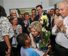 O governador Carlos Massa Ratinho Junior inaugura nesta ter&ccedil;a-feira (19), a nova sede da Delegacia da Mulher e do Adolescente de S&atilde;o Jos&eacute; dos Pinhais, na Regi&atilde;o Metropolitana de Curitiba. Curitiba, 19/02/2019 - Foto: Geraldo Bubniak/ANPr