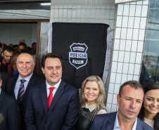 O governador Carlos Massa Ratinho Junior inaugura nesta ter&ccedil;a-feira (19), a nova sede da Delegacia da Mulher e do Adolescente de S&atilde;o Jos&eacute; dos Pinhais, na Regi&atilde;o Metropolitana de Curitiba. Curitiba, 19/02/2019 - Foto: Geraldo Bubniak/ANPr