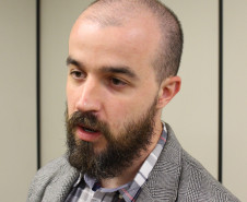 Vyctor Hugo Guaita, representante da Associação dos Delegados de Polícia do Estado do Paraná (Adepol).