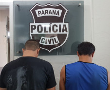 PCPR prende suspeitos de furto a veículos no Oeste do Estado