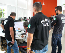 Paper Falsum: PCPR cumpre mandados contra associação criminosa suspeita de lesar empresas em mais de R$ 2 milhões