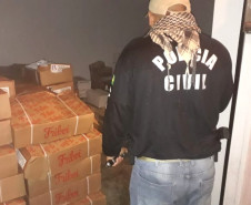 PCPR recupera carga de carne roubada em Curitiba
