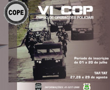 PCPR está com inscrições abertas para dois cursos de aperfeiçoamento
