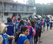 PCPR recebe visita de crianças do SESC