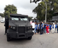 PCPR recebe visita de crianças do SESC