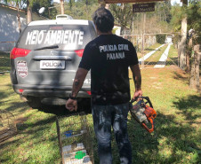PCPR realiza ações de combate ao crime ambiental e prende quatro pessoas em ações diversas