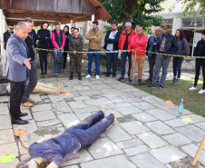 PCPR orienta profissionais da imprensa para trabalho em área de conflito armado.