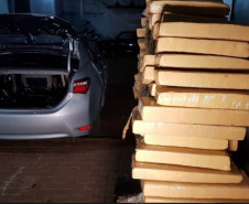 PCPR apreende veículo com mais de 500 quilos de maconha em Campo Mourão