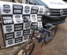 PCPR recupera bicicleta furtada em Santa Terezinha do Itaipu